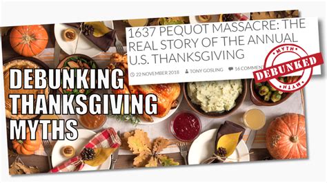 fake thanksgiving|is thanksgiving debunked.